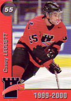 1999-00 Cartes, Timbres et Monnaies Sainte-Foy Quebec Remparts (QMJHL) #22 Casey Leggett Front