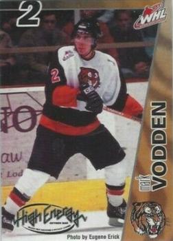 2003-04 Medicine Hat Tigers (WHL) #NNO Mark Vodden Front