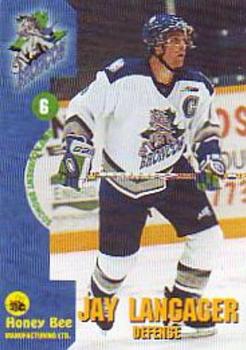 2000-01 Swift Current Broncos (WHL) #NNO Jay Langager Front