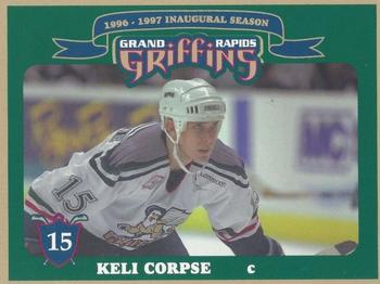 1996-97 Grand Rapids Griffins (IHL) #NNO Keli Corpse Front