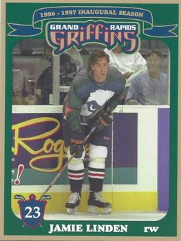 1996-97 Grand Rapids Griffins (IHL) #NNO Jamie Linden Front