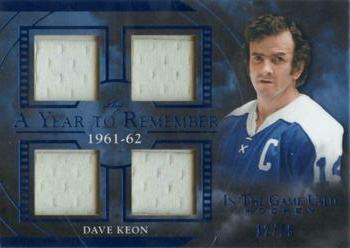 2020-21 Leaf In The Game Used - A Year to Remember Navy Blue #AYR-05 Dave Keon Front