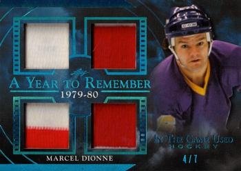 2020-21 Leaf In The Game Used - A Year to Remember Platinum Blue #AYR-13 Marcel Dionne Front