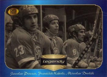 2009-10 Czech OFS Plus - Legends #L1 Jaroslav Pouzar / Frantisek Kaberle / Miroslav Dvorak Front