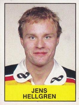 1985-86 Panini Hockey Elitserien (Swedish) Stickers #173 Jens Hellgren Front