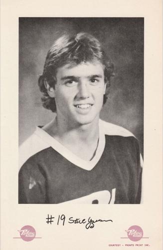 1982-83 Peterborough Petes (OHL) #NNO Steve Yzerman Front