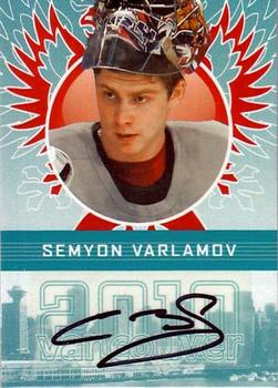 2009-10 In The Game Vancouver Olympics - Autographs #A-SV Semyon Varlamov Front