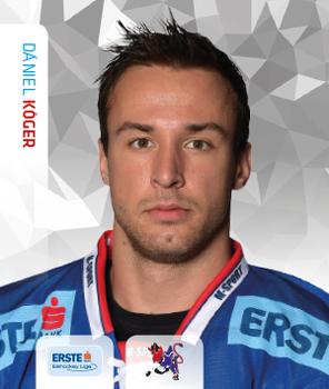 2015-16 Playercards Stickers (EBEL) #146 Daniel Koger Front