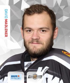 2015-16 Playercards Stickers (EBEL) #258 David Madlener Front