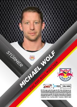 2016-17 German DEL Playercards Premium - Snipers #SN06 Michael Wolf Back