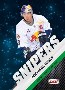 2016-17 German DEL Playercards Premium - Snipers #SN06 Michael Wolf Front