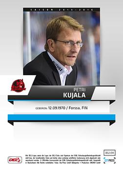 2015-16 Playercards (DEL2) #DEL2-014 Petri Kujala Back