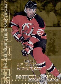 1999-00 Be a Player Millennium Signature Series - Anaheim National Gold #144 Scott Niedermayer Front