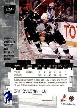 1999-00 Be a Player Millennium Signature Series - Anaheim National Ruby #124 Dan Bylsma Back
