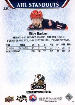 2020-21 Upper Deck AHL #226 Riley Barber Back
