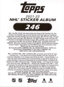 2021-22 Topps NHL Sticker Collection #246 Darnell Nurse Back