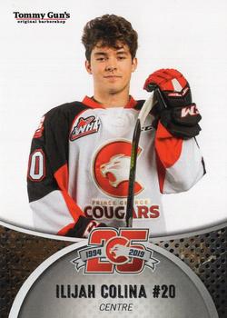2018-19 Prince George Cougars (WHL) #NNO Ilijah Colina Front