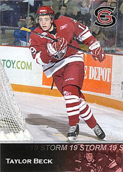 2007-08 M&T Printing Guelph Storm (OHL) #B-11 Taylor Beck Front
