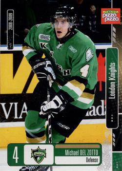2008-09 Extreme London Knights (OHL) Update #28 Michael Del Zotto Front
