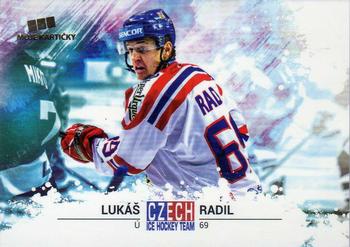 2017-18 Moje karticky Czech Ice Hockey Team #32 Lukas Radil Front