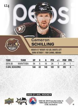 2020-21 Upper Deck AHL - UD Exclusives #124 Cameron Schilling Back