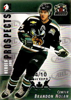 2004-05 In The Game Heroes and Prospects - Fall Expo Silver #13 Brandon Nolan Front