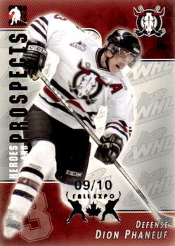 2004-05 In The Game Heroes and Prospects - Fall Expo Silver #72 Dion Phaneuf Front