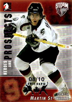 2004-05 In The Game Heroes and Prospects - Fall Expo Silver #92 Martin St. Pierre Front