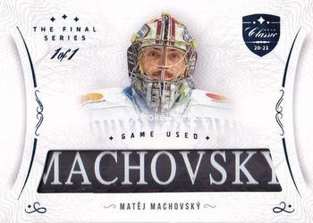 2021 OFS Classic The Final Series - Game Used Stick Blue #STI-MAM Matej Machovsky Front