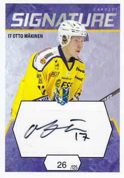 2021-22 Cardset Finland - Signature #NNO Otto Mäkinen Front