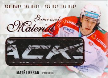 2018-19 OFS Classic Série I - You Want the Best You Got the Best Memorabilia Update #M-BM Matej Beran Front