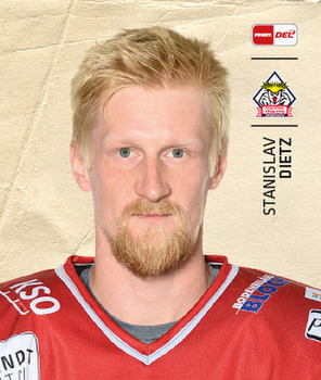 2021-22 Playercards Stickers (DEL) #74 Stanislav Dietz Front