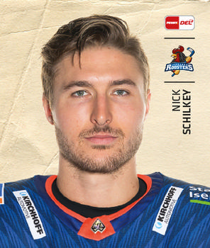 2021-22 Playercards Stickers (DEL) #158 Nick Schilkey Front