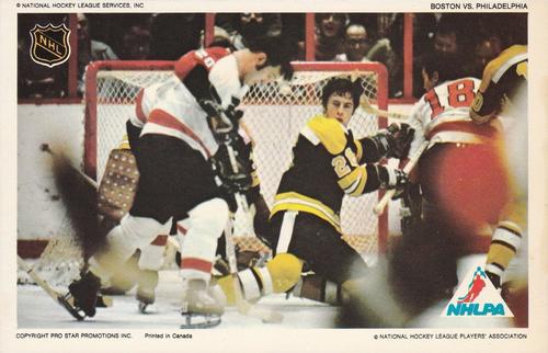 1972-73 Pro Star Promotions NHL Action #NNO Boston vs. Philadelphia Front