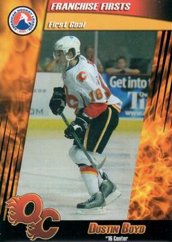 2007-08 Quad City Flames (AHL) Franchise Firsts #A Dustin Boyd Front