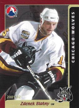 2001-02 Chicago Wolves (AHL) - Performance Mailers, Inc #2 Zdenek Blatny Front