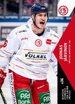 2021-22 Playercards (DEL) #DEL-106 Joonas Järvinen Front