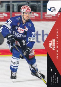 2021-22 Playercards (DEL) #DEL-309 Will Weber Front