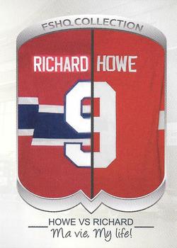 2021 FSHQ Collection Howe vs Richard #30 Maurice Richard / Gordie Howe Front