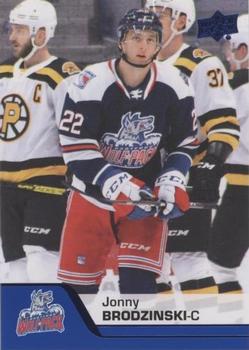 2020-21 Upper Deck AHL - Blue #15 Jonny Brodzinski Front