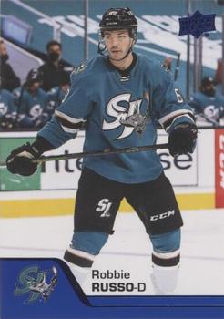 2020-21 Upper Deck AHL - Blue #53 Robbie Russo Front