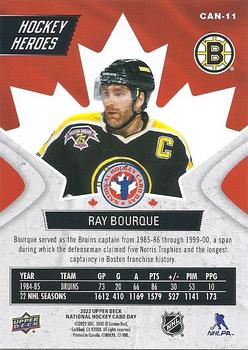 2022 Upper Deck National Hockey Card Day Canada #CAN-11 Ray Bourque Back