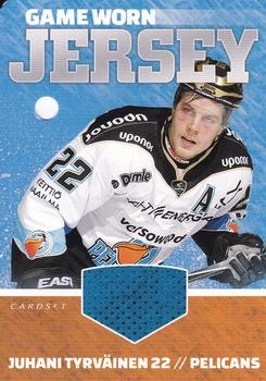 2015-16 Cardset Finland - Game Worn Jersey Series 2 Redemption #NNO Juhani Tyrväinen Front