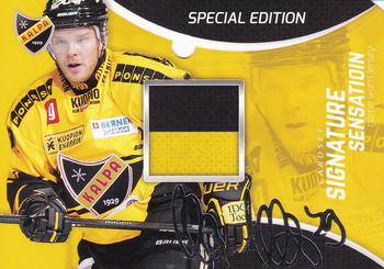 2015-16 Cardset Finland - Signature Sensations GWJ Series 2 Redemption #SSGWJ4 Jukka Voutilainen Front
