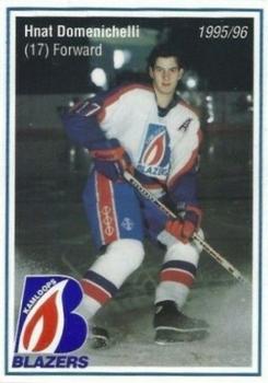 1995-96 Kamloops Blazers (WHL) #NNO Hnat Domenichelli Front