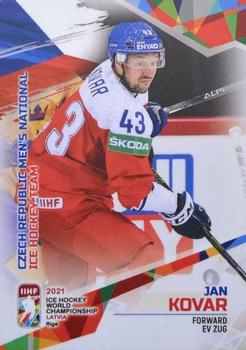 2021 BY Cards IIHF World Championship #CZE2021-19 Jan Kovar Front