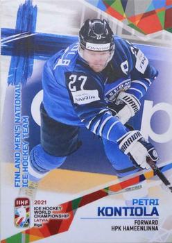 2021 BY Cards IIHF World Championship #FIN/2021-21 Petri Kontiola Front