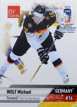2015 BY Cards IIHF World Championship (Unlicensed) #GER-07 Michael Wolf Front