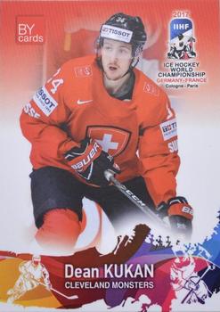 2017 BY Cards IIHF World Championship #SUI/2017-06 Dean Kukan Front