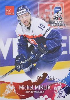 2017 BY Cards IIHF World Championship #SVK/2017-15 Michel Miklik Front